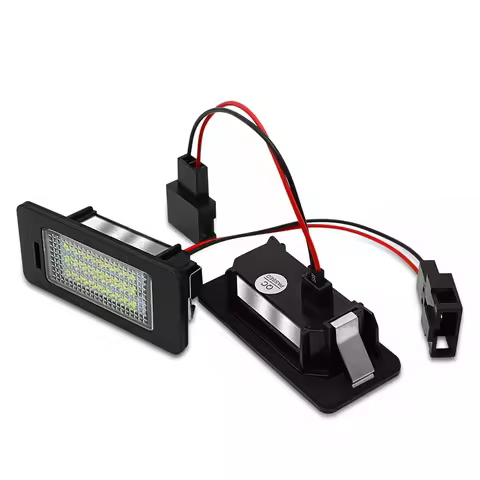 For Audi A4 B8 A5 S4 Q5 TT For VW PASSAT 12V Car License Plate Lights LED Rear Lamps 8T0943021 Error