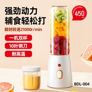 Juicer New Portable Rechargeable Small Food Supplement Ice Crushing Household Multi-Functional Blender Juicer Cup