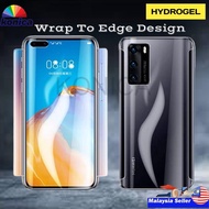 Huawei P50 Pro / P50 Wrap to Back Hydrogel Screen Protector Clear Matte Blueray