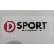D SPORT CUTTING STICKER