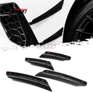 E50B For Corvette C8 Z51 Stingray Coupe 1LT 3LT 2020-2024 Carbon Fiber Exterior Car Front Bumper Sid