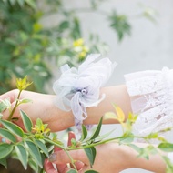 mini || 菫 || 彩色花漾編織髮圈 / 髮飾 / 細髮圈 /