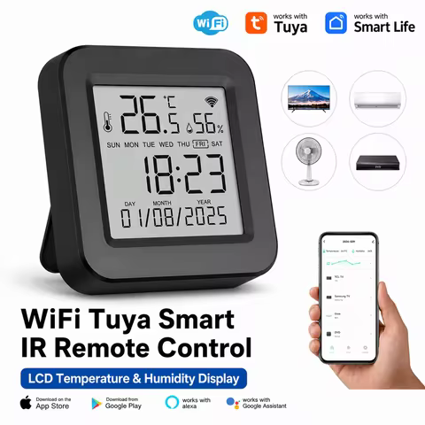 Tuya WiFi Smart IR Remote Controller Smart Home Infrared Universal Remote Blaster One for All Contro