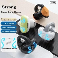 Original GD68/GD28 TWS Open Ear Clip Air Bone Conduction Headphones Wireless Bluetooth With Mic LED 