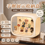 發光公仔展示盒 復古電視造型 內置暖光LED 多層置物架 大容量透明壓克力防塵 一鍵亮燈USB供電 | 公仔展示盒 | 盲盒展示櫃 | 手辦展示架 | 潮玩收藏 | 動漫週邊 | 防塵防潮 |