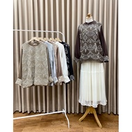 DINA BLOUSE blouse women korean blouse flowy blouse