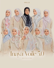 SG STOCK| IMALLIS Hijab Tudung Square Cotton Voile similar Tudung Fazura 816