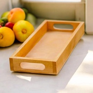 Wooden Tray + Handle 33x14x4 cm Wooden Tray Multipurpose Box Wooden Tray Wooden Tray/ Wooden Tray/ W