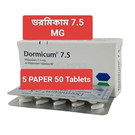 DORMICUM 7.5MG DORMICUM 7.5 MG 1 PAPAN 10 TABLETS 5 PAPAN 50 TABLETS 10 PAPAN 100 TABLETS...