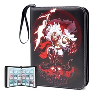 Trading Card Binder for One Piece Card Game,9 Pocket with 50 Sleeves up to 900 Cards One Piece TCG C