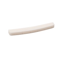 1 Piece Real Slotted Bone Nut for 6 Strings TL Electric Guitar ( Bottom Flat/R7.25/R10 42MMx3.2MMx5.