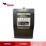 EMES LEM331  3 PHASE 10(60)A KWH METER (DIGITAL TYPE) Kilowatt-Hour Meter