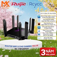 Reyee RG-EW6000GX AX6000 WiFi 6 Router – Dual Band, Strong Coverage, High Speed