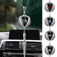 1PCS Car Metal Badge Rearview Mirror Hanging Ornament Decoration Pendant Accessories For BMW perform