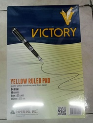 victory yellow pad paper (10pcs)