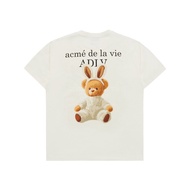 Acme De La Vie ADLV เสื้อยืดโลโก้แขนสั้นตุ๊กตากระต่ายหมี