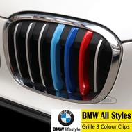 BMW Sticker Car Kidney Grill Clip Buckle Cover 3 Color Front Racing Grille Trim For BMW 1 Series 2 S