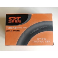 CST Bicycle Inner Tube 20x1.35 FV60mm 27.5x1.90/2.125 FB60mm 700x35/43c FV48mm