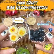 【FOSG】 Simulation Stress Relief Toy Sticky TPR Mini Fruit Bag Stress Relief Squishy Fidget Toy Mini Relief Squeeze Toy Gifts For Kids Hot