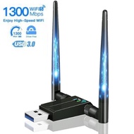 🇲🇾 600mbps/1300mbps Wifi Dongle Dual Band Usb Wifi Adapter For Desktop Pc Usb 3.0 Pc Wifi Adapter