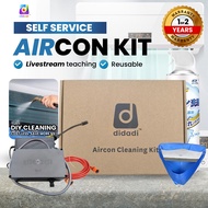 DidadiSG High Pressure Aircon Servicing kit (Chemical Cleaner / Cleaning / Service kit) Version 3