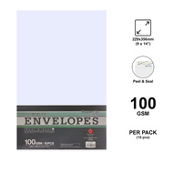 Campap White Envelopes - 229x356mm / 100GSM / 10pcs (CS12806)