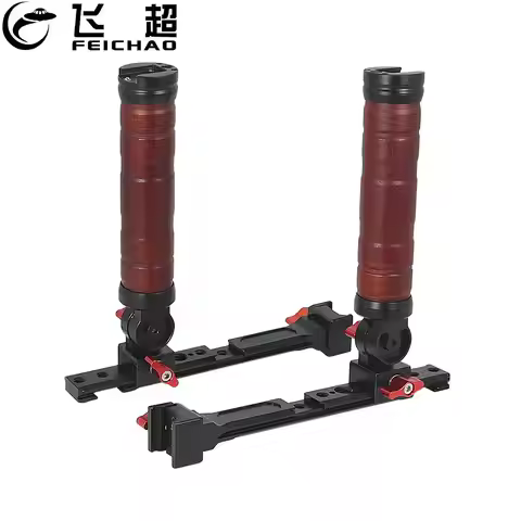 Dual Handle Grip Wooden Handle for DJI Ronin RS2/RS3/RS3 Pro/RS4 Pro/RS3 Mini/RS4 Mini Extension Han