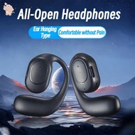 Bluetooth 5.4 Earphones Ear Clip Bluetooth Headphones Sports Wireless Earbud with Microphone HiFi Stereo Headset for Phone