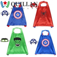 QUILLAN Super Hero Figure Costumes Kid Toys Special Hulk Aaptain America Cosplay Costume Costumes Cosplay Cloak Cape