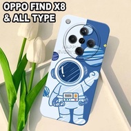 01-GB - Latest OPPO FIND X8 Softcase 2024 - Flexible rubber material - ASTRONOT Motif - Latest OPPO 