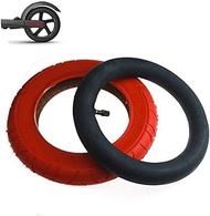 Electric Scooter Tires, 10x2 Red Inner and Outer Tires, Straight Mouth Inflatable Non-slip Wear-resistant, Suitable for Xiaomi M365 Pro Scooter Modified Tires