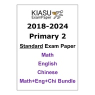 2018 - 2022 2023 2024 Primary 2 P2 Math , English , Chinese Past Year WA Exam Paper Test Paper Kiasu