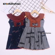 Dress Batik Uk Bayi - 4 Tahun - Dres Model Baju Anak Perempuan Pesta