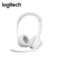 logitech羅技H390 USB有線耳機麥克風/ 珍珠白