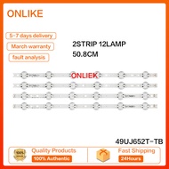 (1ชุด) ไฟด้านหลังทีวี49UJ652T-TB /49UJ652T/49UJ65แถบแสง