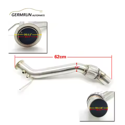 Stainless Steel Downpipe For 2007-2011 BMW 1 Series 116D 118D 120D 123D