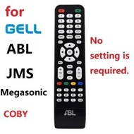 For ICON Smart Tv Hd LED Extra LED remote control Slim Television Google Flat Screen Portable Smart 