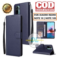 CASE UNTUK XIAOMI REDMI NOTE 10 | REDMI NOTE 10S (6.43 Inch) FLIP LEATHER CASE PREMIUM-FLIP WALLET C