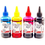 Vo หมึกสี -- หมึกเติม Ink Tank ปรินเตอร์ มีครบทุกรุ่น ขนาด 100 ml. Color Fly แท้ #ตลับสี  #หมึกปริ้นเตอร์  #หมึกสีเครื่องปริ้น