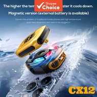 Memo CX12 Magnetic Semiconductor Ice Cooling Fan Radiator Battery Operated Game Cooler Gaming Access