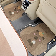 M9N6 Car Feet Car Piba Brushed Ring Universal Car Feet Cartoon Cute Wear-Resistant Anti-Dirt Car Fee
