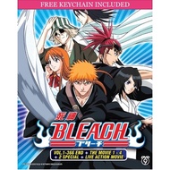 Bleach Complete (Vol.1-366 END & 4 Movies) Anime DVD [Free Gift]
