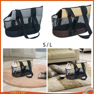 [PrettyiaSG] Foldable Pet Carrier for Dogs Cats Bunny Ventilated Carry Bag, Zipper Carrying