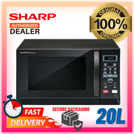 SHARP Microwave Oven 20L R207EK  Mechanical Dial Flatbed  240W | Ketuhar Gelombang Mikro 微波炉
