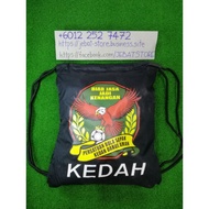 Kedah football drawstring bag / beg tali