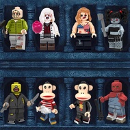 Minifigures iZombie Zombie Jason Voorhees Big Mouth Monkey Halloween Gifts Building Blocks Toys