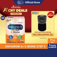 [Bundle of 8] Enfagrow A+ Step 3 C-Biome 1.425kg Milk Formula Powder C-section Born Children
