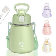 FJbottle water bottle 600ml vacuum insulated mug bottle (with strap) 2-way bottle with straw