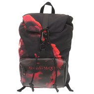 近全新 Alexander McQueen Logo 尼龍RED肩包 (1648) [二手]