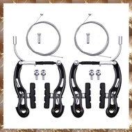(O I Q B)2 Pairs Bike Brakes Set Bike Brakes Mountain Bike Replacement for Most Bicycle and 2 Mounta
